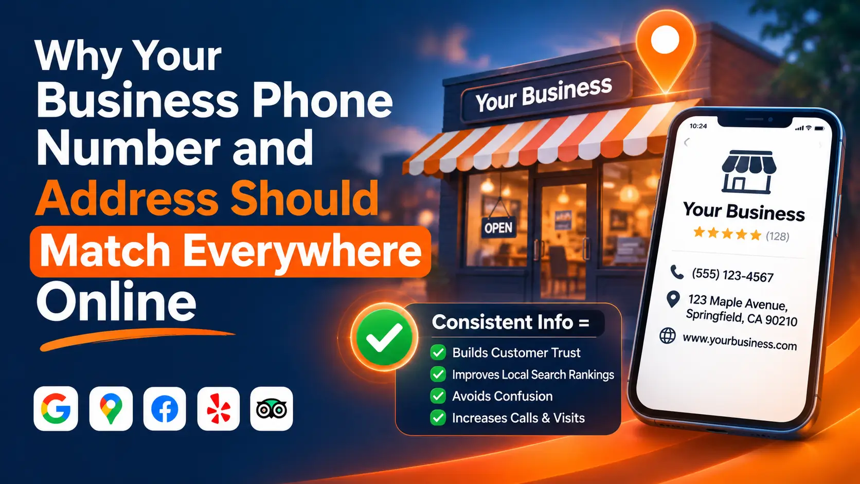 Why Your Business Phone Number and Address Should Match Everywhere Online